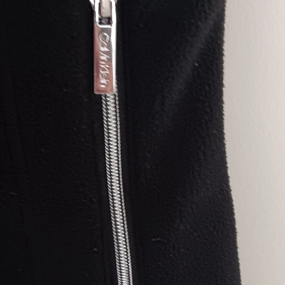 Calvin Klein Performance Black Fleece Zip Up Vest. Size S/P - Picture 5 of 6